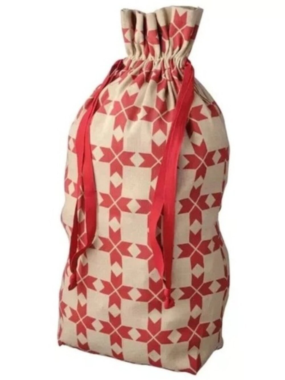 Ikea Vinterfint Christmas Santa Gift Sack Drawstring Bag 35.5" x 22"